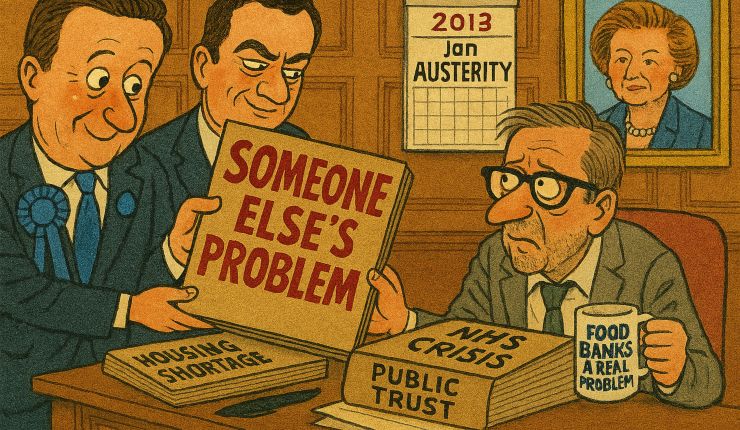 Food banks are here to stay for as long as Politicians keep acting as if poverty is someone else’s&nbsp;problem