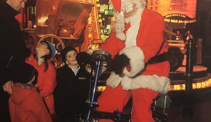 Santa, Public Transport and a fold-up battery powered&nbsp;bike