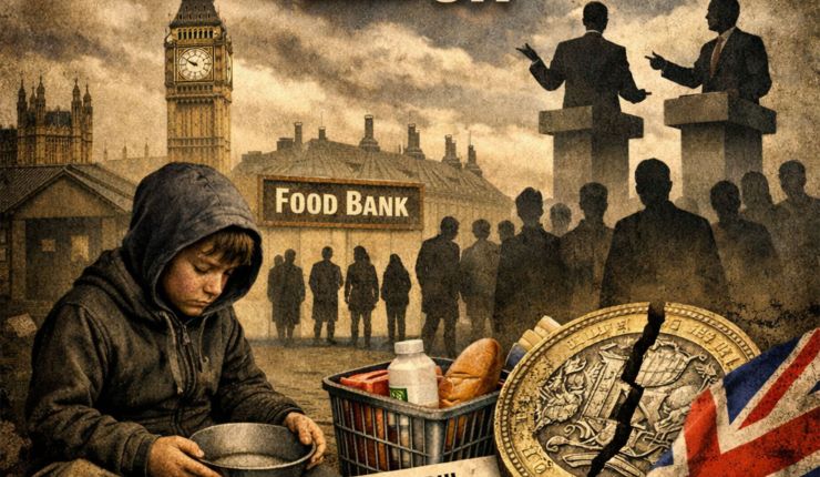 Poverty and hunger will not be addressed in the UK until politics is the means to solve our problems rather being accepted as the&nbsp;end