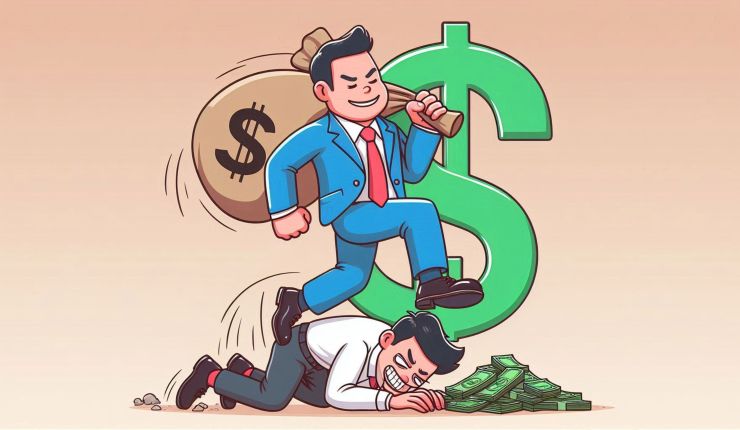 Profit from the life of others has made life about profit and nothing more