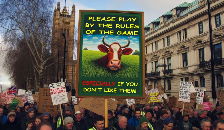 Dear Farmers: PLEASE don’t mess with the Law of Unintended Consequences on Tuesday. A well-organised March in London will be enough to show how miffed you&nbsp;are