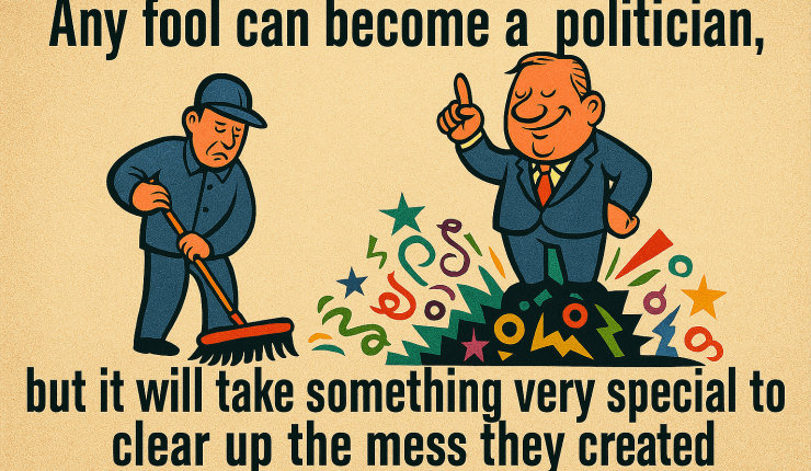 Any Fool Can Be a&nbsp;Politician