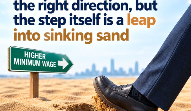 Another Rise in the Minimum Wage may be the right direction, but the step itself is a leap into sinking&nbsp;sand